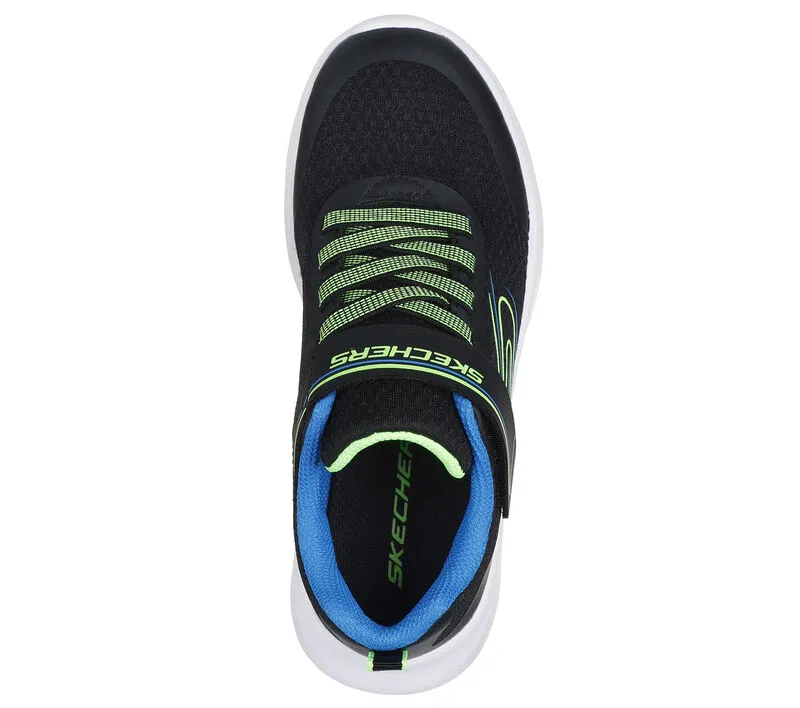 Skechers Boys Trainer Dynamatic Swift Tread Black/Blue/Lime