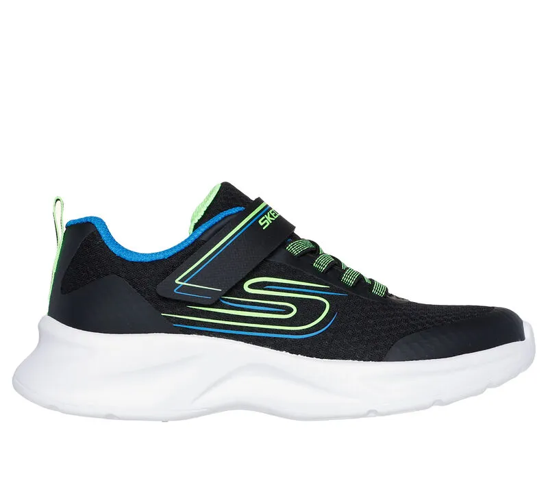 Skechers Boys Trainer Dynamatic Swift Tread Black/Blue/Lime