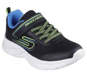 Skechers Boys Trainer Dynamatic Swift Tread Black/Blue/Lime