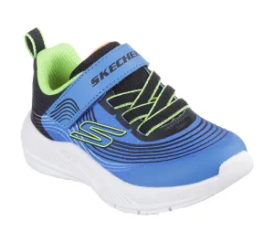 Skechers Boys Trainer Microspec Advance Blue/Lime