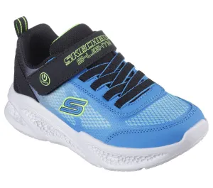 Skechers Boys Trainer S Lights Meteor Lights Krendox Black/Blue