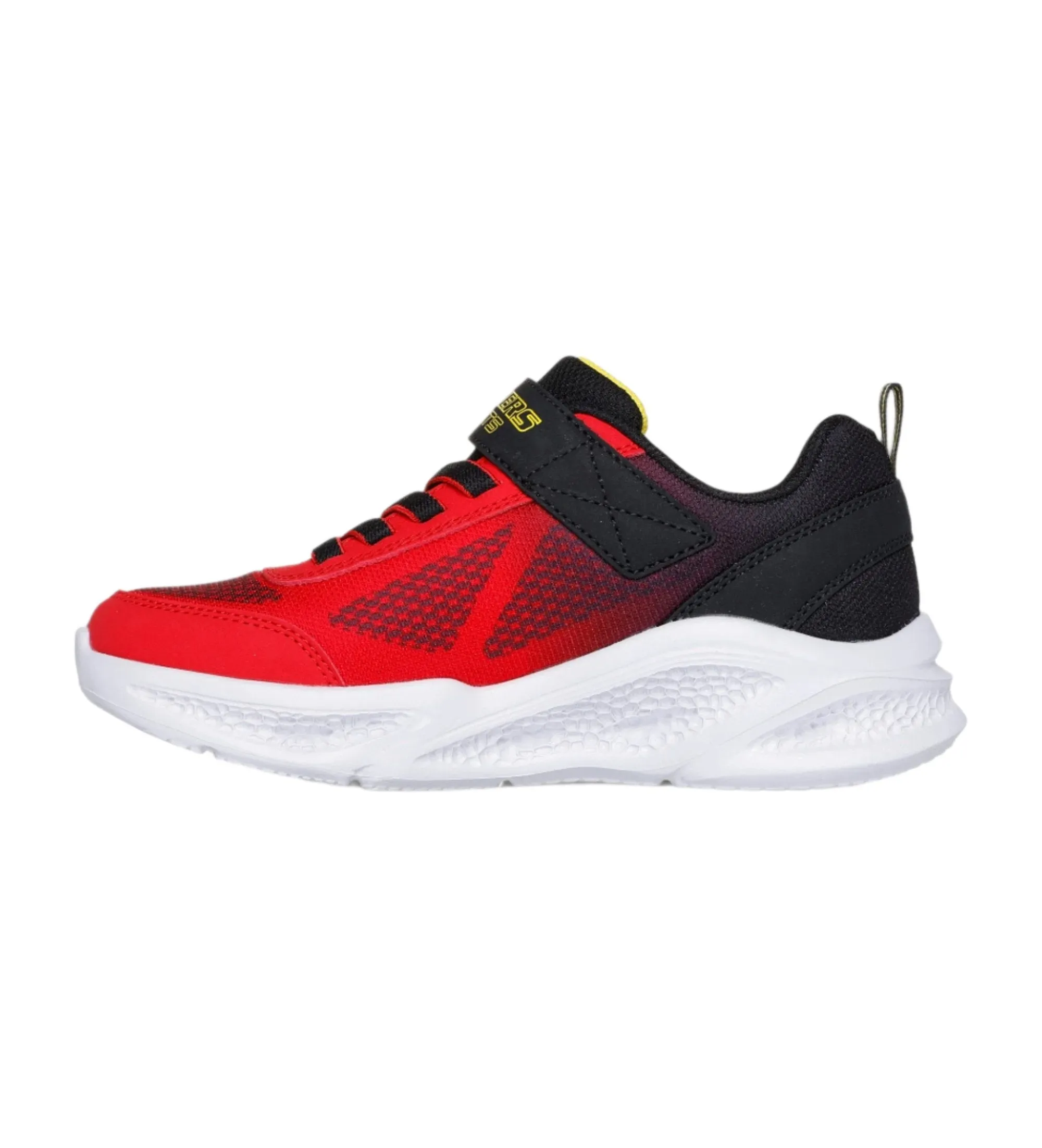 Skechers Boys Trainer S Lights Meteor Lights Krendox Red/Black