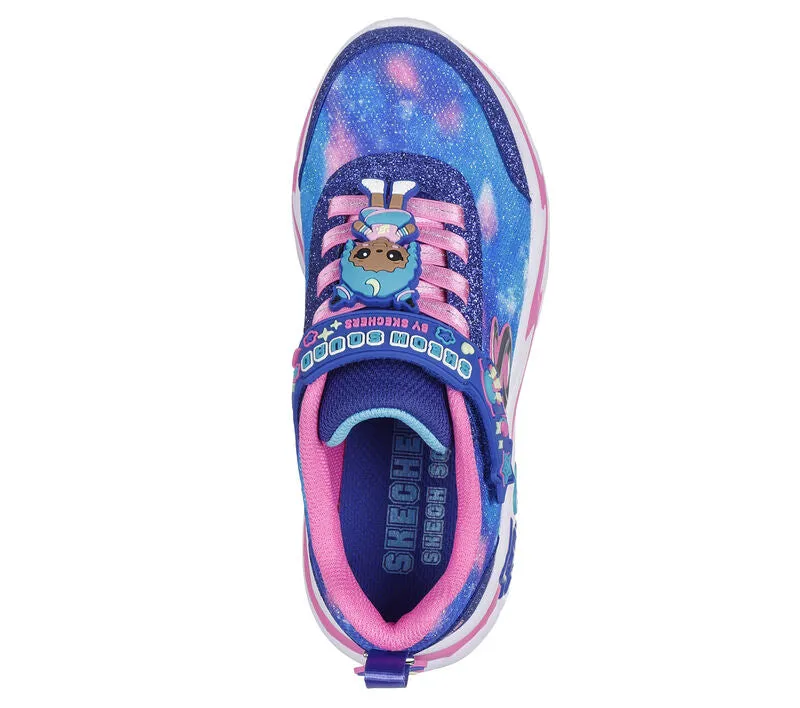 Skechers Girls Snuggle Sneaks Trainer Navy/Multi