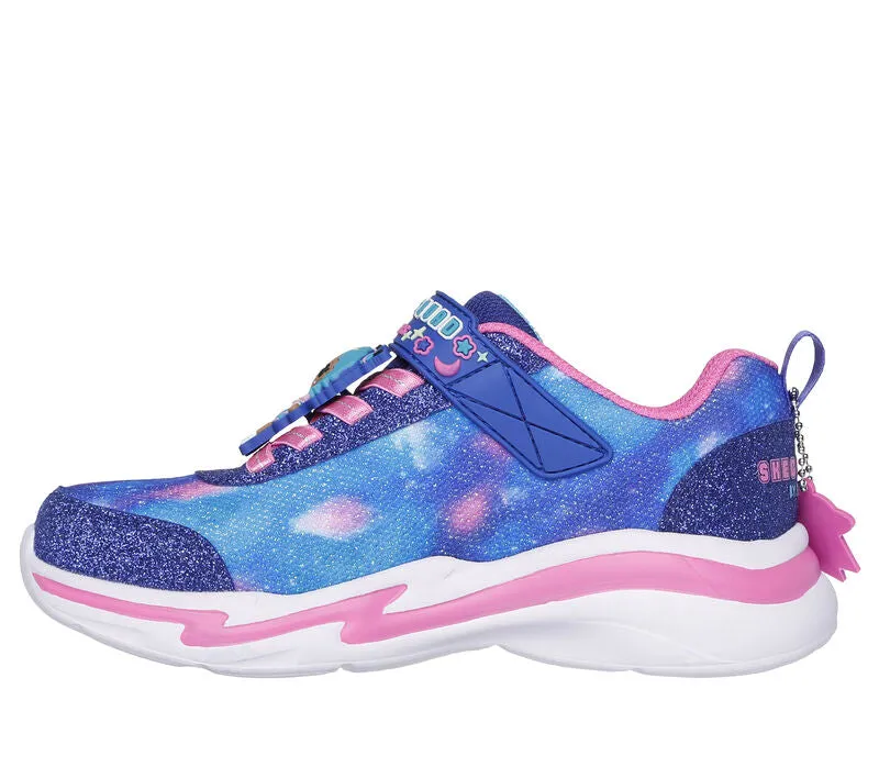 Skechers Girls Snuggle Sneaks Trainer Navy/Multi