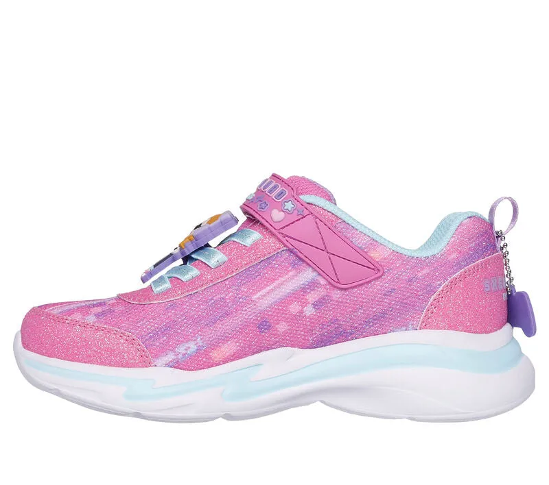 Skechers Girls Snuggle Sneaks Trainer Pink/Multi