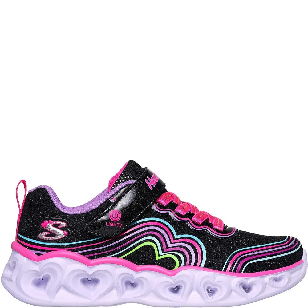 Skechers Heart Lights Retro Hearts Trainers