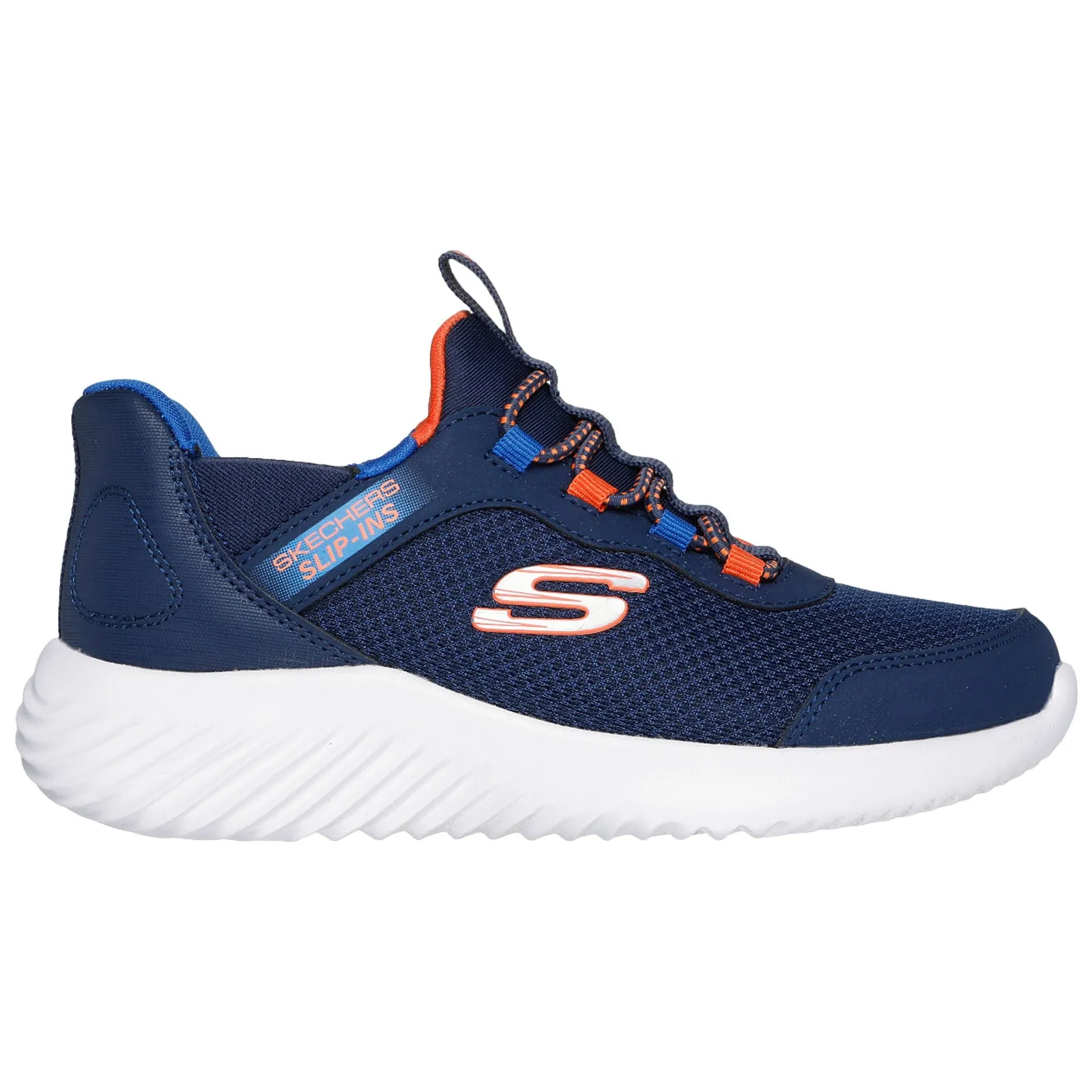 Skechers Junior Bounder Brisk Burst Slip-Ins Trainers