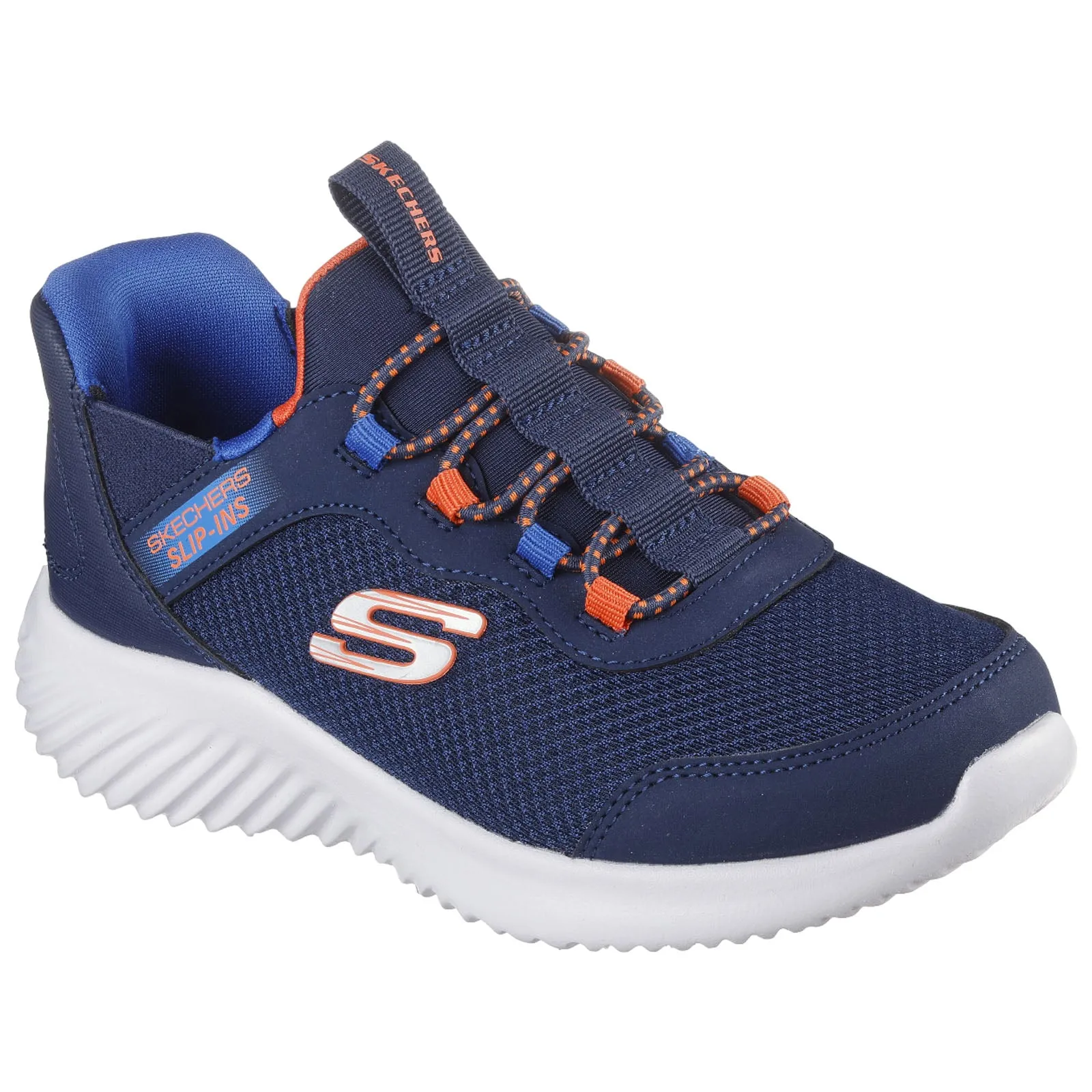 Skechers Junior Bounder Brisk Burst Slip-Ins Trainers