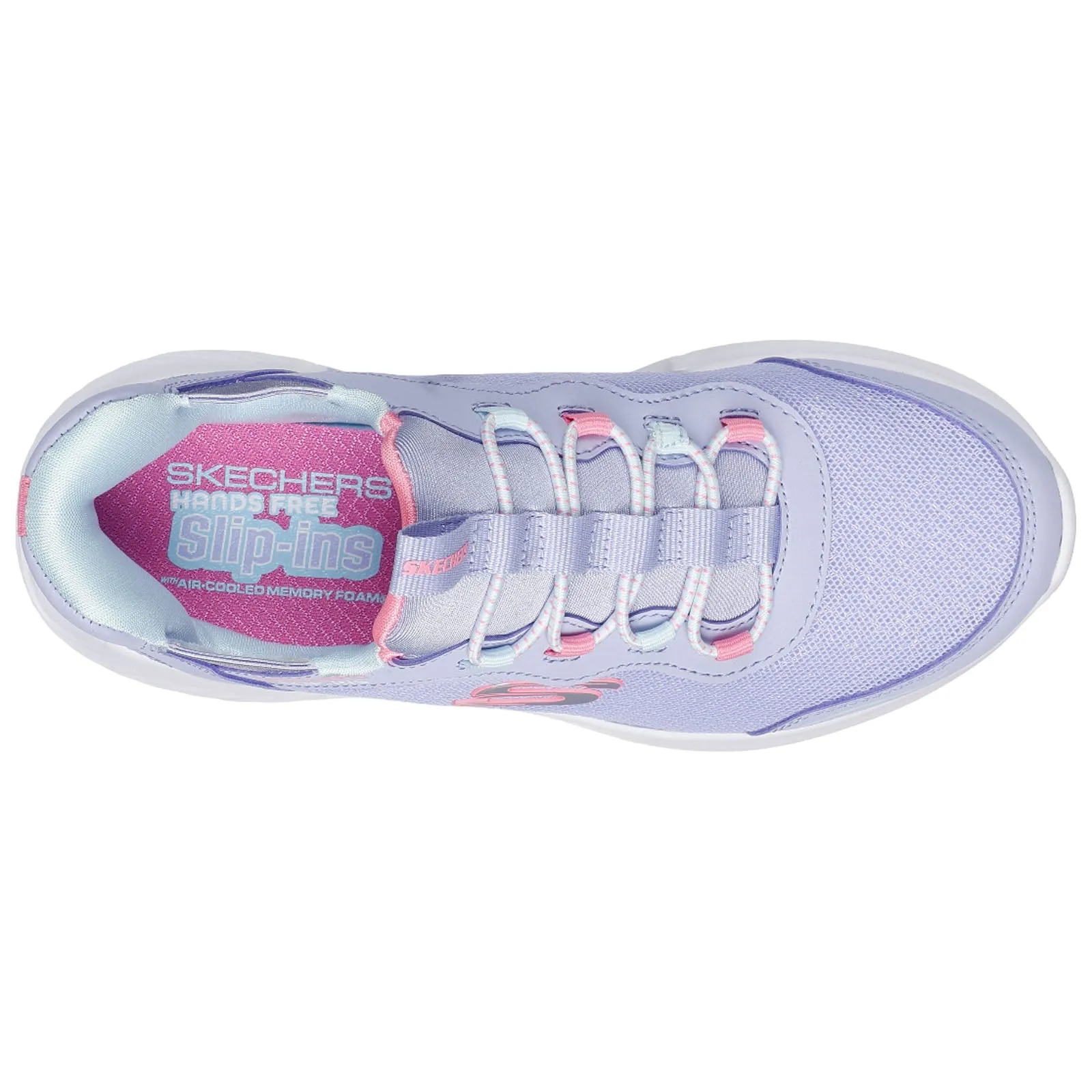 Skechers Junior Bounder Simple Cute Slip-Ins Trainers