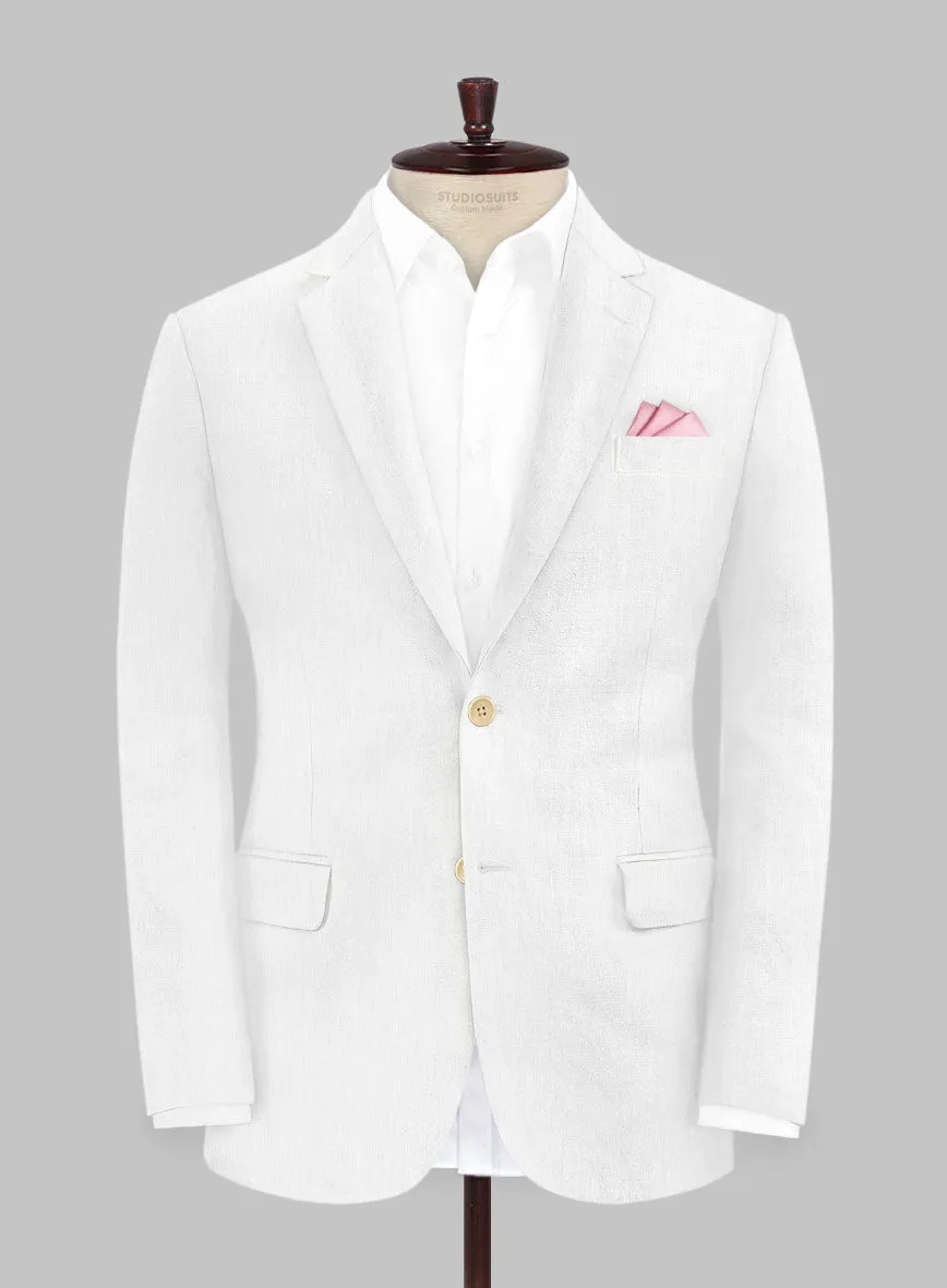 Solbiati White Linen Suit