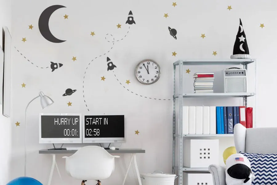 SPACE Exploration Wall Sticker Set