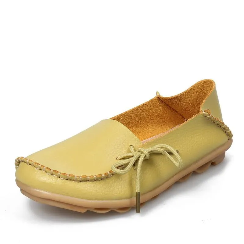 Spring Leather Loafers for Women