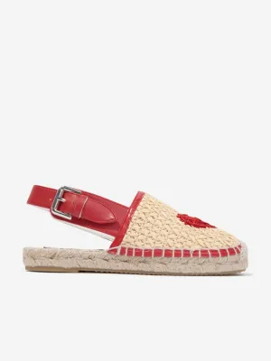 Stella McCartney Girls Heart Espadrilles in Beige