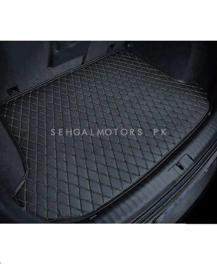 Suzuki Ciaz 7D Trunk Mat Mix Thread Black - Model 2017-2019 - Cargo Boot Liner Diggi Protection Tray Cover