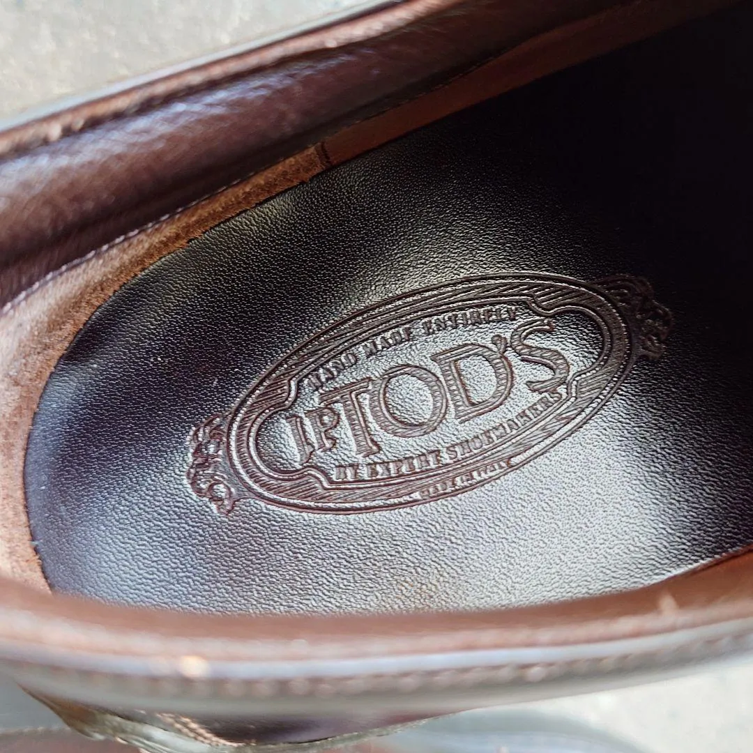 TOD’S driving shoes 9 inch トッズ　ドライビングシューズ　ガラスレザー　9インチ　27cm