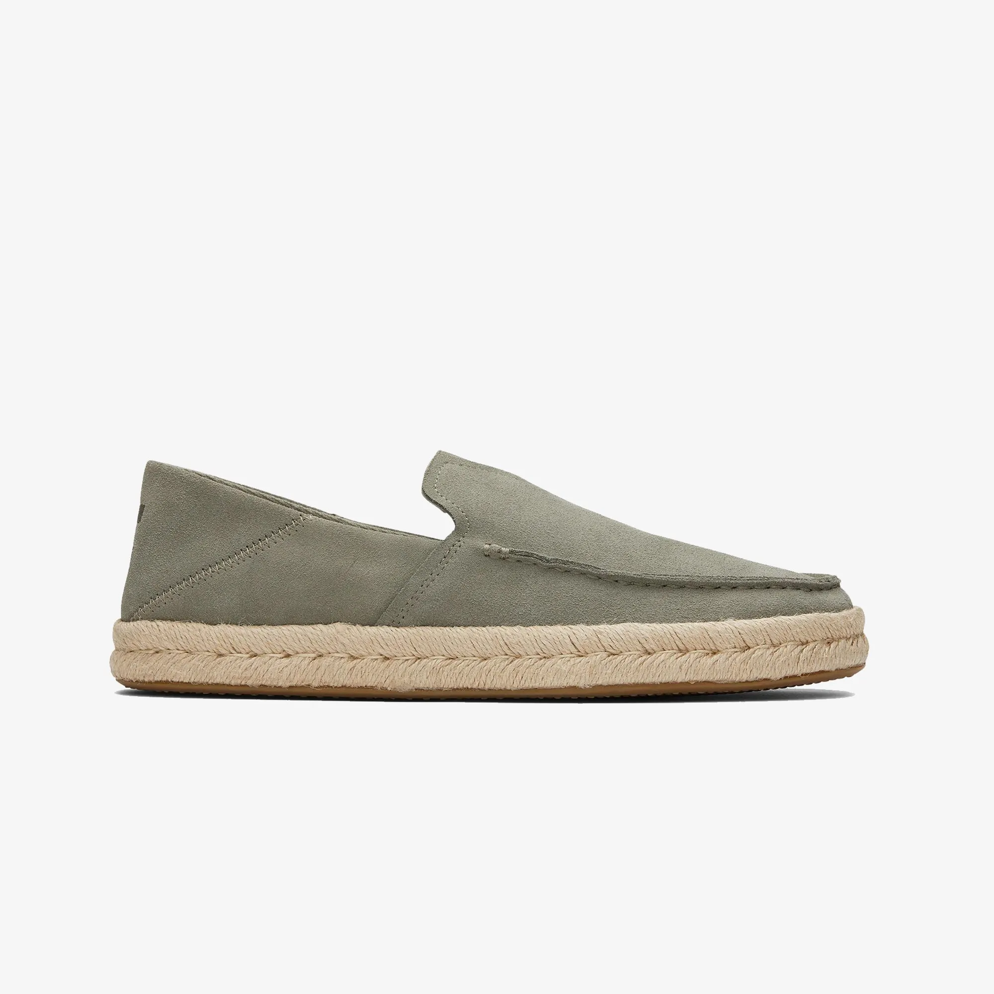 Toms | ALONSO LOAFERS SUEDE ESPADRILLES  { OLIVE