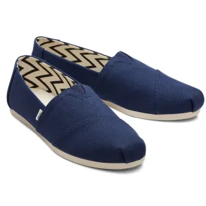 TOMS Alpargata 100% Cotton Women's Navy Espadrilles