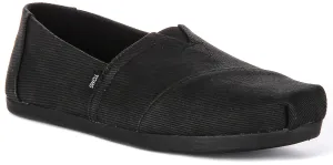 Toms Alpargata Heritage In All Black For Women