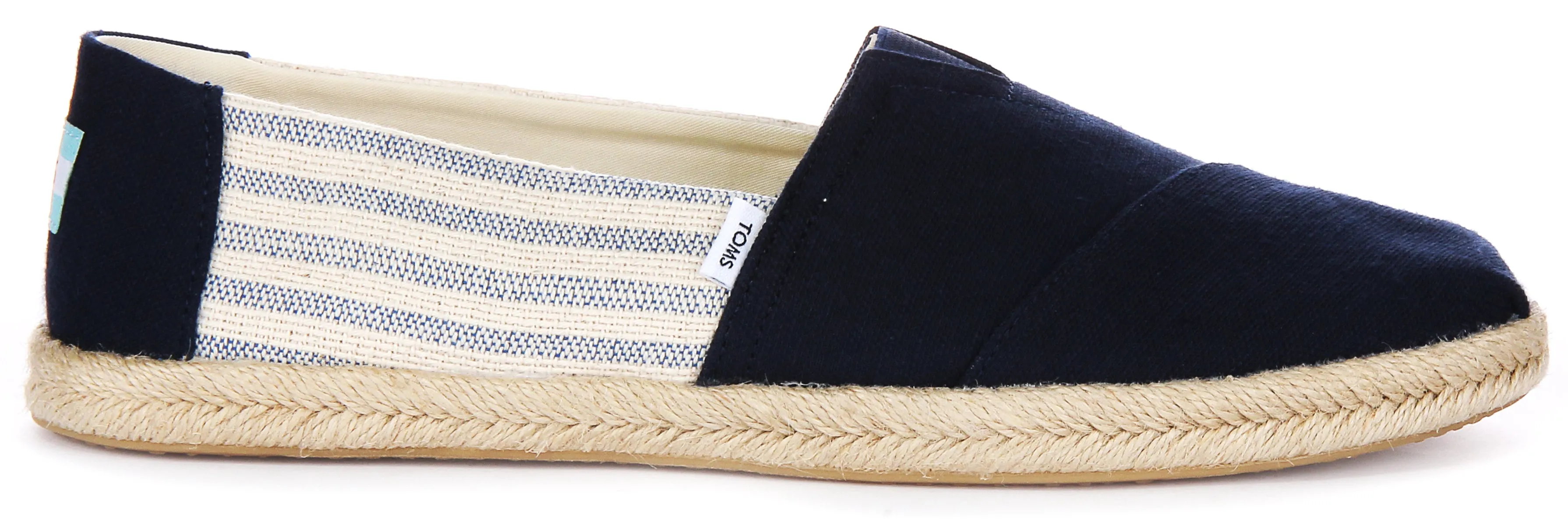 Toms Alpargata Rope In Navy Blue For Women