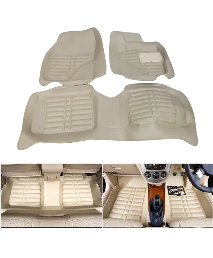 Toyota Corolla / Toyota Prius 5D Custom Floor Mat Beige 3 Pcs - Model 2014-2021