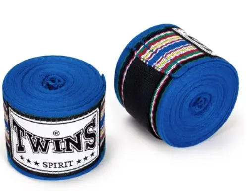 TWINS SPIRIT MUAY THAI BOXING HANDWRAPS CH-2 INELASTIC PREMIUM COTTON 5 M 5 COLOURS