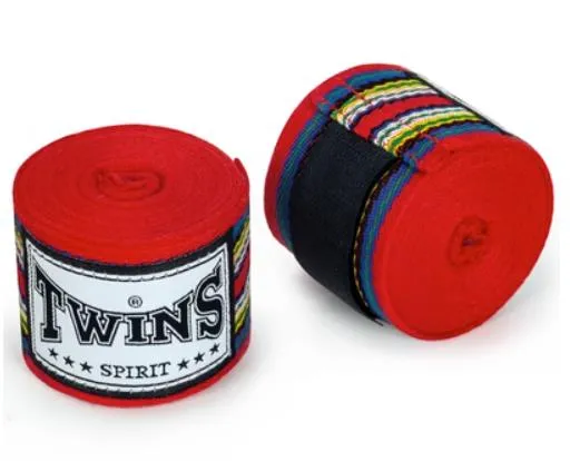 TWINS SPIRIT MUAY THAI BOXING HANDWRAPS CH-2 INELASTIC PREMIUM COTTON 5 M 5 COLOURS