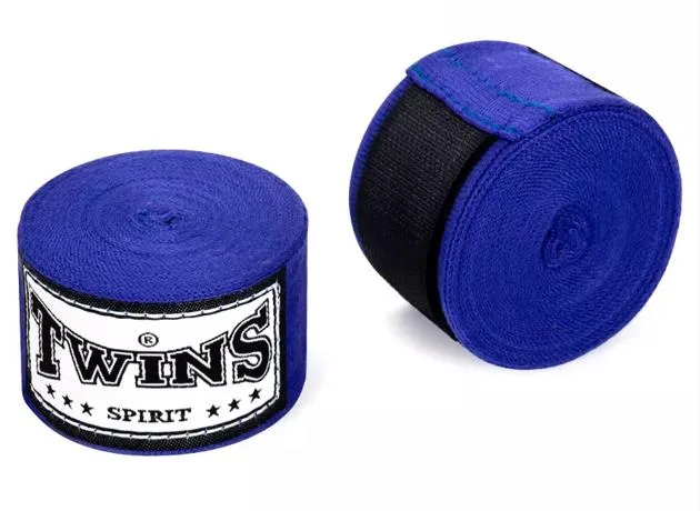 TWINS SPIRIT MUAY THAI BOXING HANDWRAPS JUNIOR CH-6 COTTON 3 M 9 COLOURS