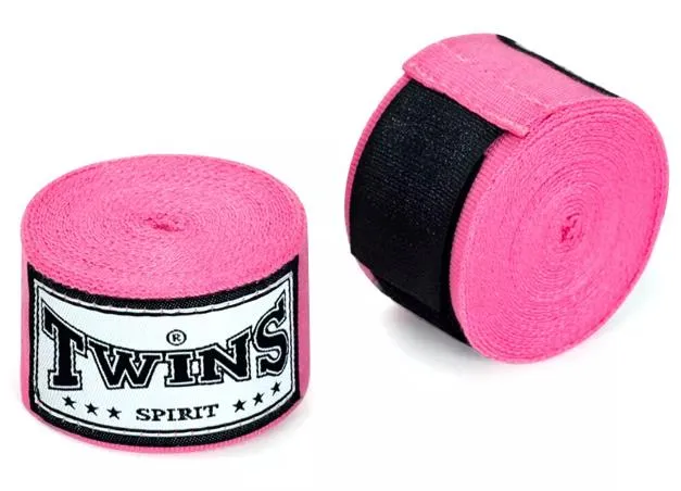 TWINS SPIRIT MUAY THAI BOXING HANDWRAPS JUNIOR CH-6 COTTON 3 M 9 COLOURS