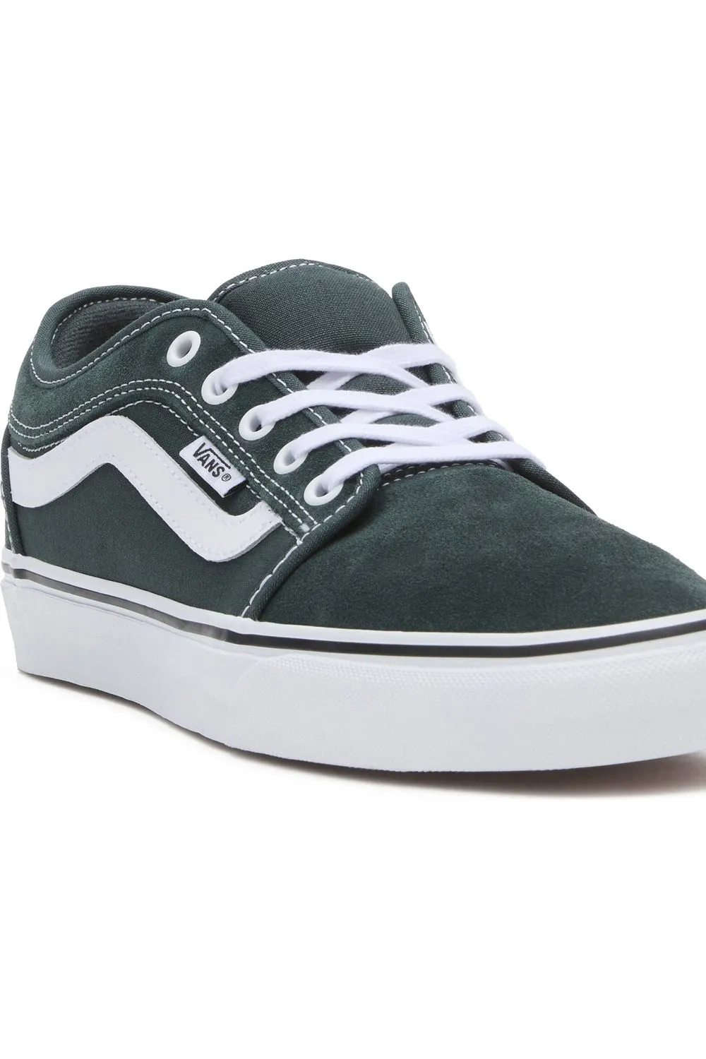 Vans Chukka Low Sidestripe Green Gables True White