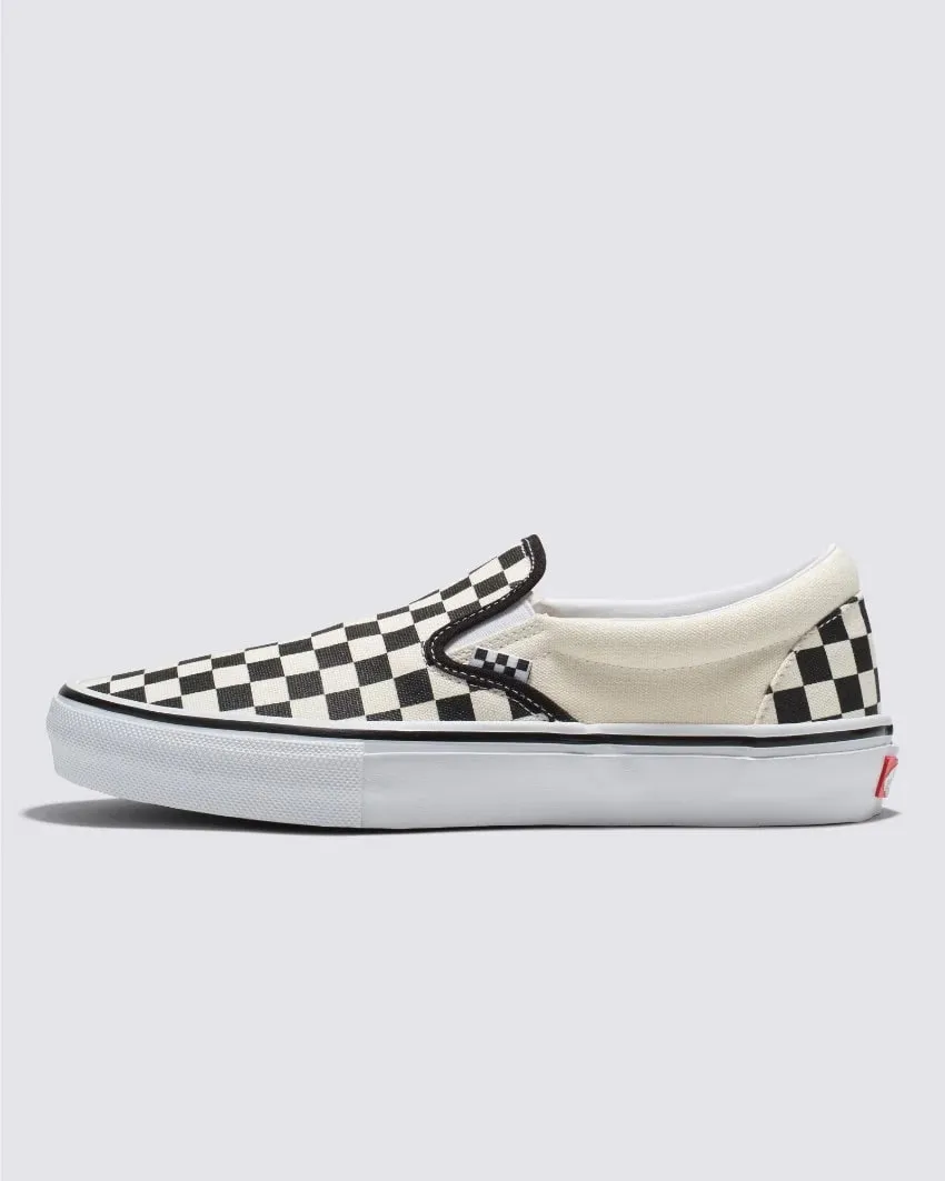 Vans Skate Slip On - Checkerboard / Black / Off White