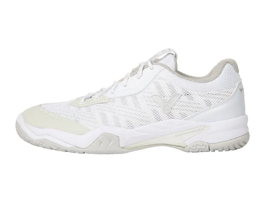 Victor A830IV-AH Performance Shoes (Brilliant White/Antarctic Gray)