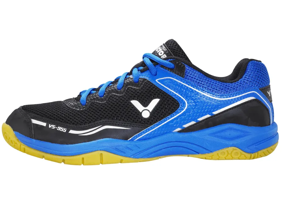 Victor VS-995 CF Unisex Badminton Shoes (Black/Blue)