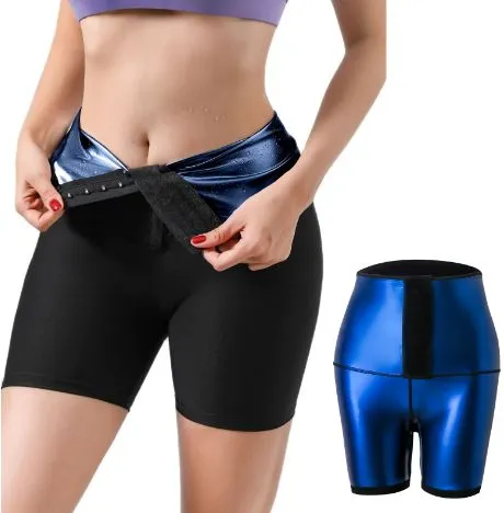 Waist Training High-Rise Leggings - Butt Lifting High-waisted Compression Leggings and Waist Trainer 2 in 1