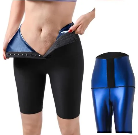 Waist Training High-Rise Leggings - Butt Lifting High-waisted Compression Leggings and Waist Trainer 2 in 1