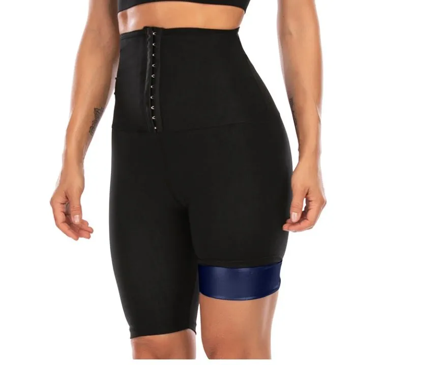 Waist Training High-Rise Leggings - Butt Lifting High-waisted Compression Leggings and Waist Trainer 2 in 1