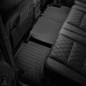 Weathertech 4414365V - DigitalFit™ 2nd Row Black Molded Floor Liner