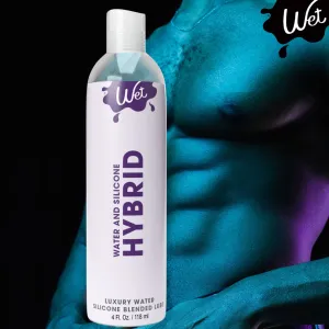 Wet Hybrid Water   Silicone Blend Based Lubricant