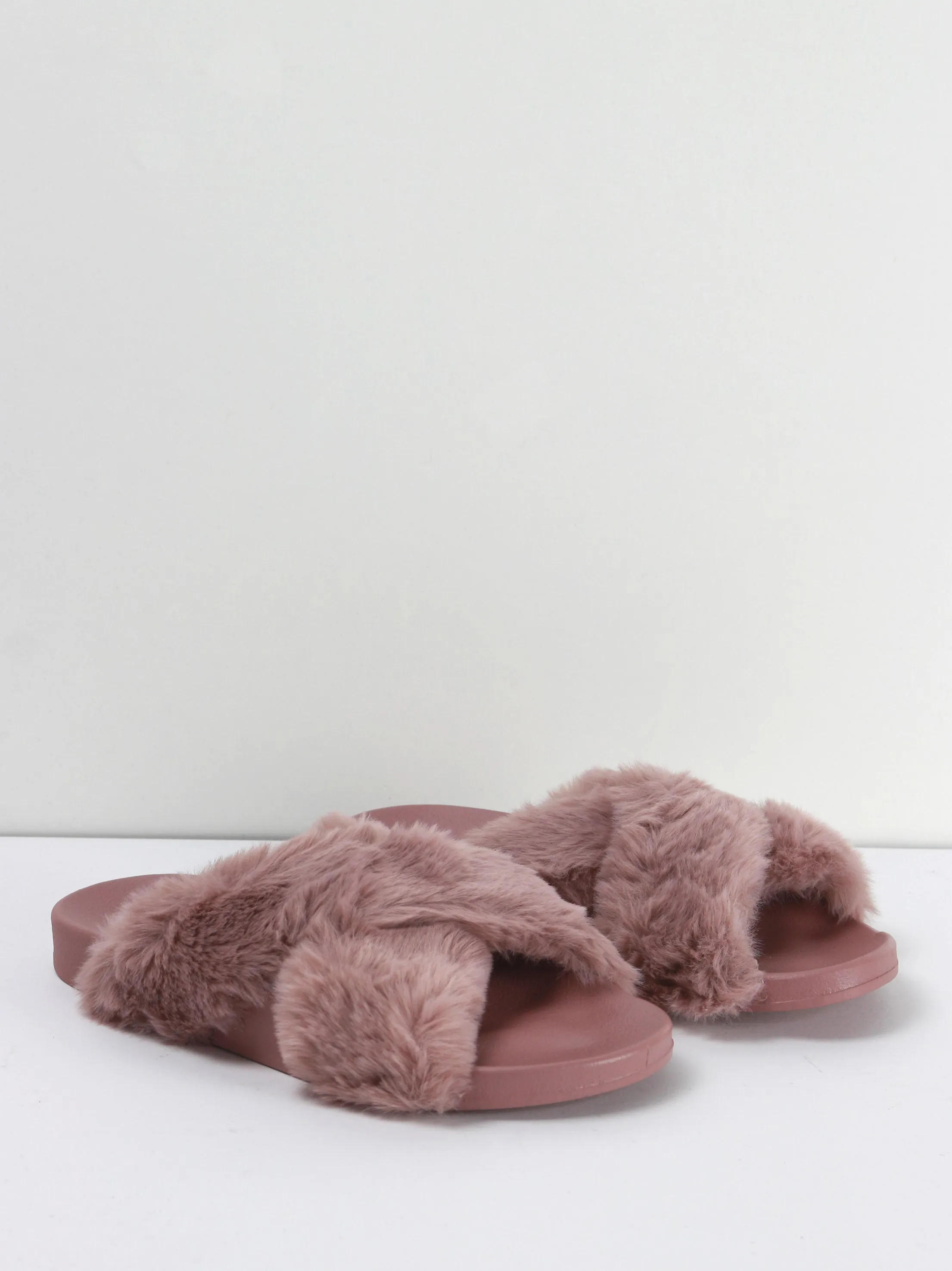 Women Slip On Cozy Slippers, Pink