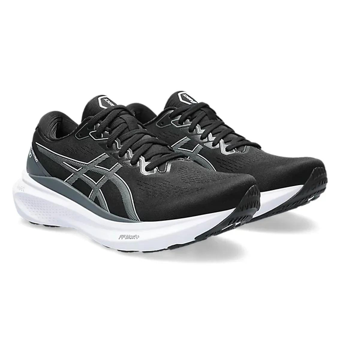 Womens ASICS GEL-Kayano 30 - Black / Sheet Rock