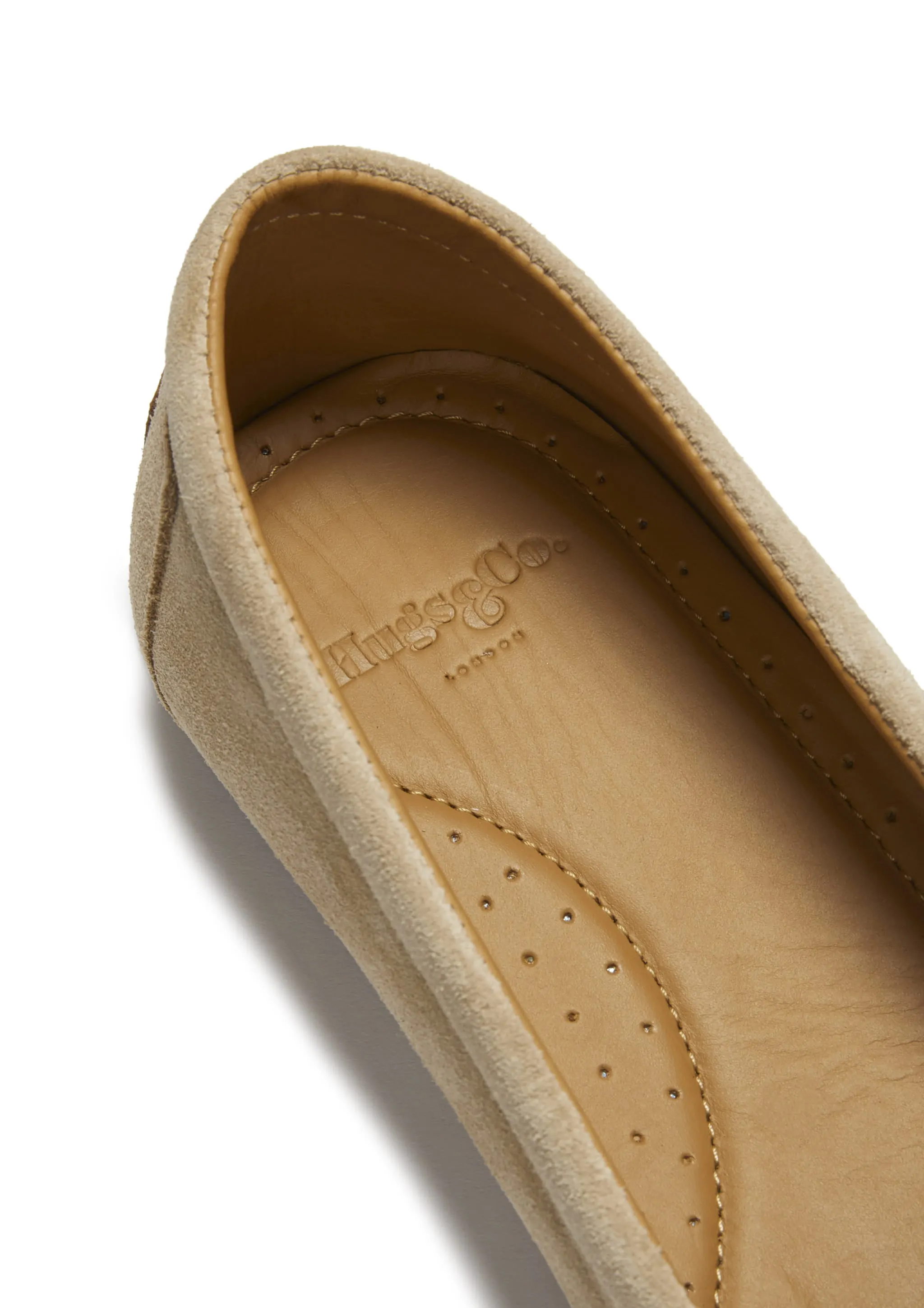 Women's Chukka Espadrilles, taupe suede