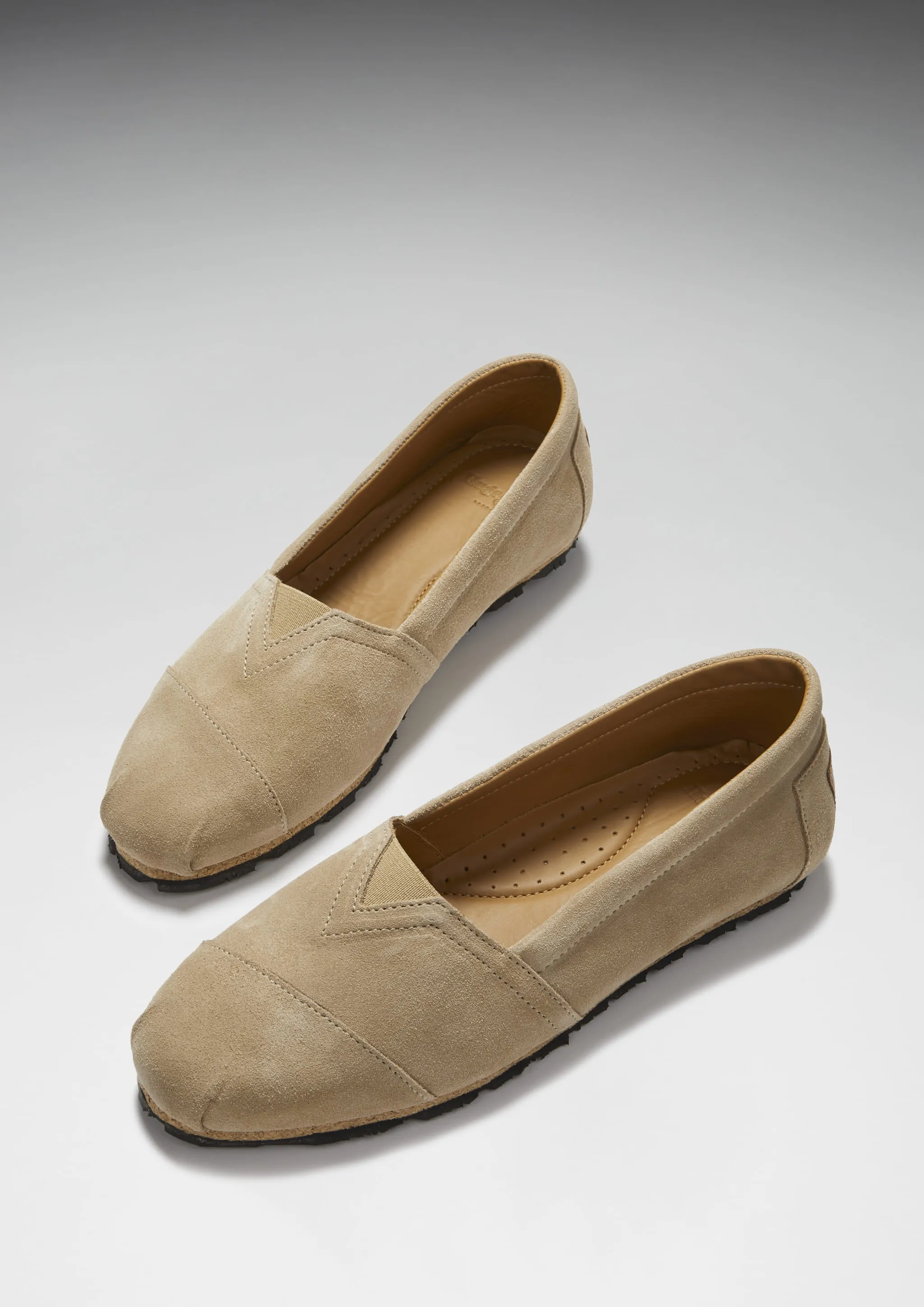 Women's Chukka Espadrilles, taupe suede