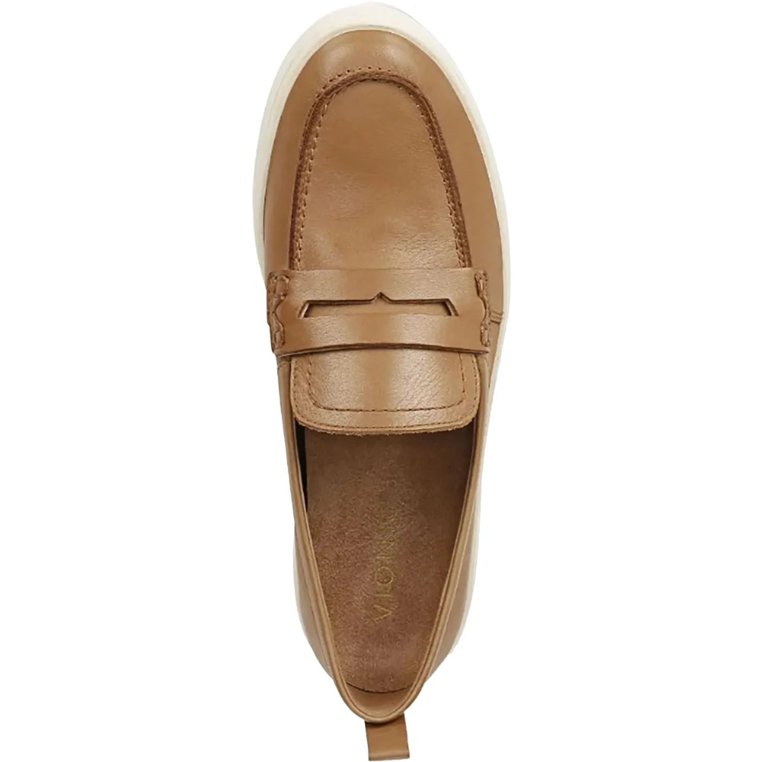 Women's Vionic Uptown Loafer Camel Leather