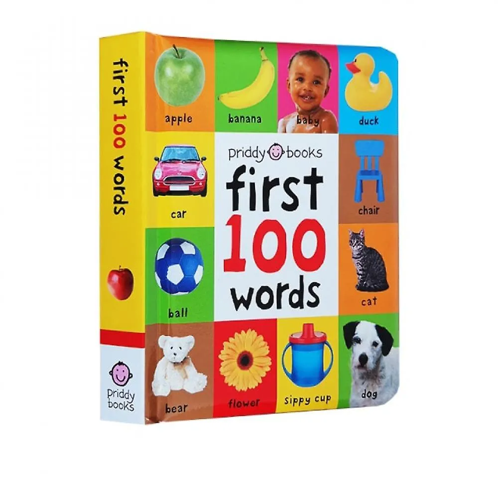 Words Books For Kids Early Education First 100 Animals Words In English Hardcover Board Children Learning Picture