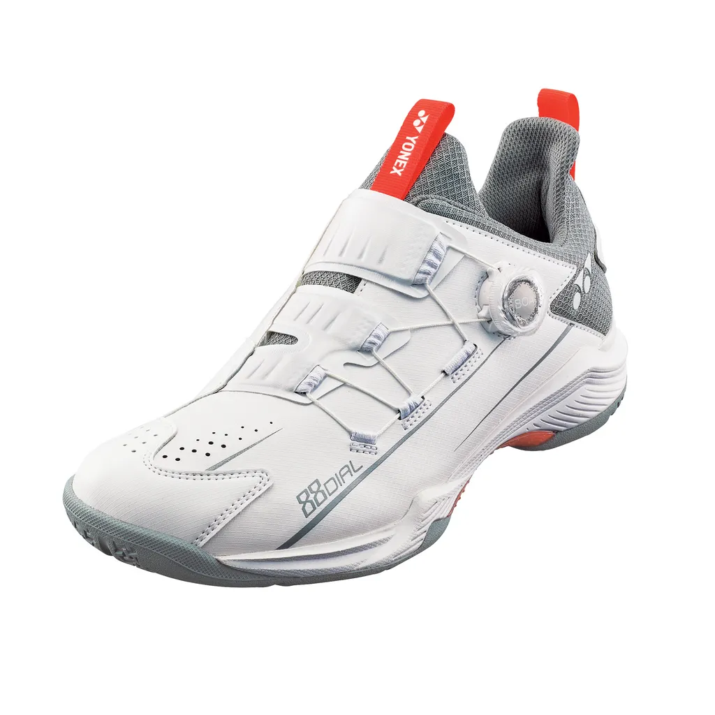 Yonex Power Cushion 88 Dial 2 Wide Badminton Shoes Matte White