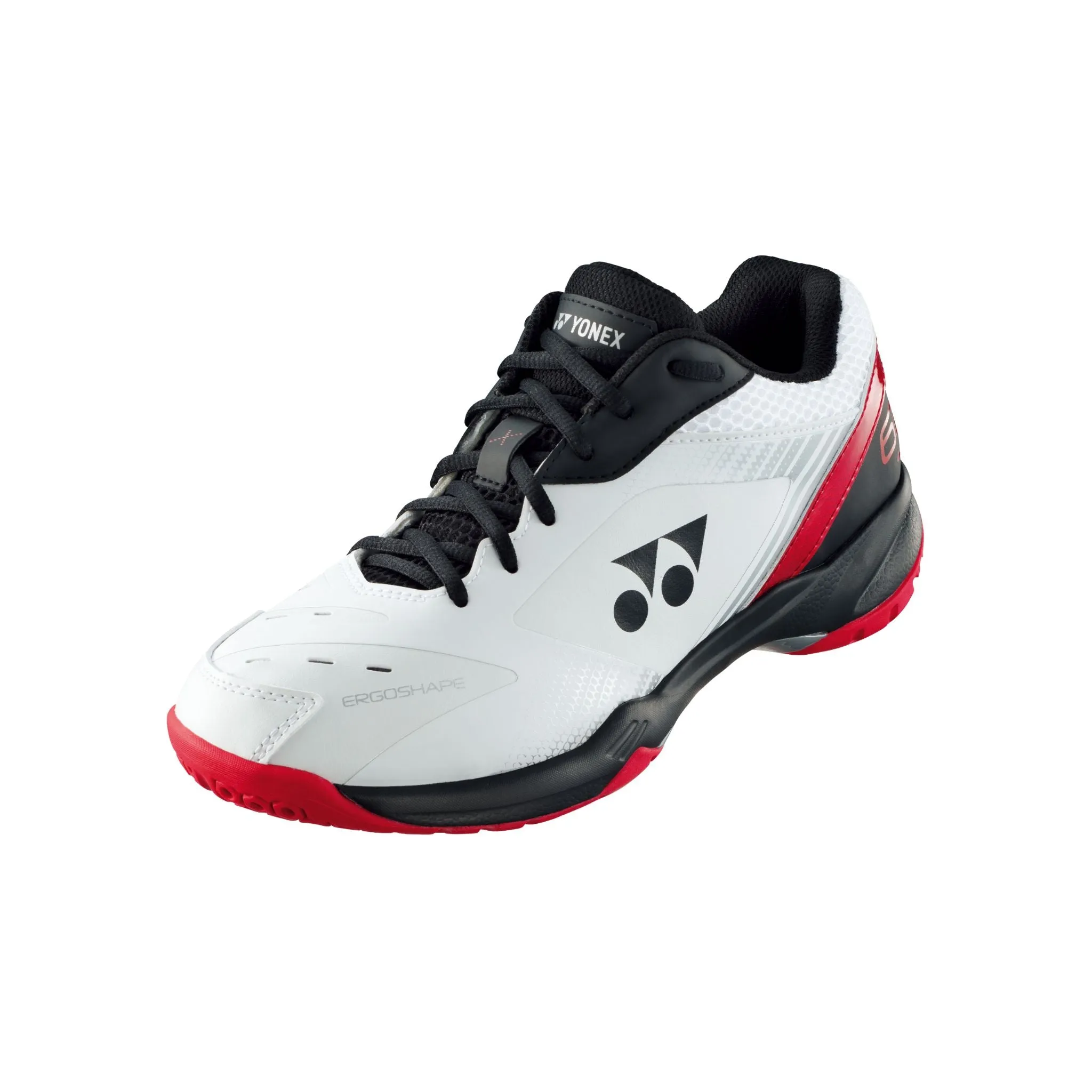 Yonex Power Cushion SHB65X3 Unisex Court Shoes [White/Red]