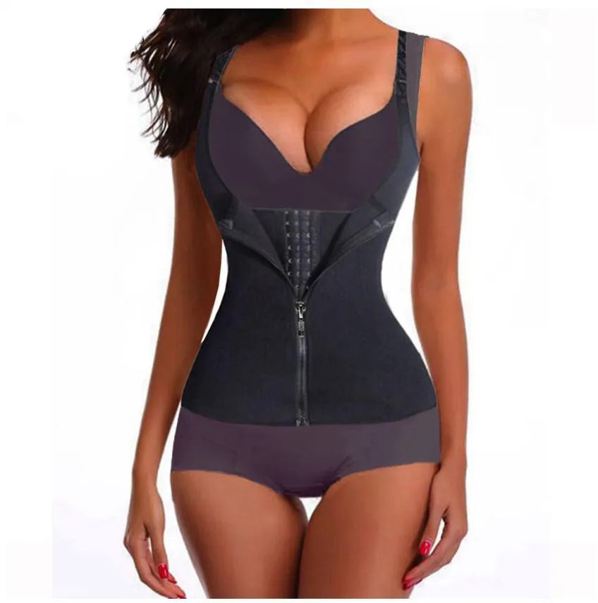 Zip and Clip Neoprene Waist Trainer Vest