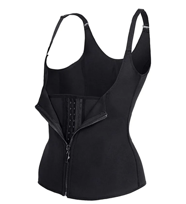 Zip and Clip Neoprene Waist Trainer Vest