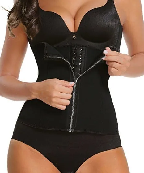 Zip and Clip Strapless Neoprene Waist Trainer