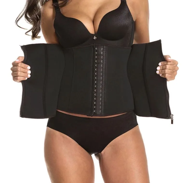 Zip and Clip Strapless Neoprene Waist Trainer