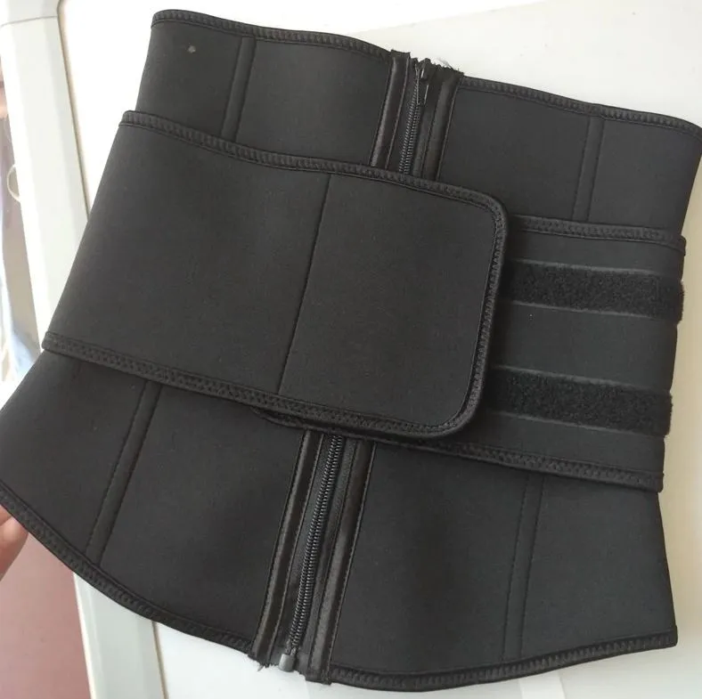 Zip and Fasten Neoprene Waist Trainer - One Velcro Belt